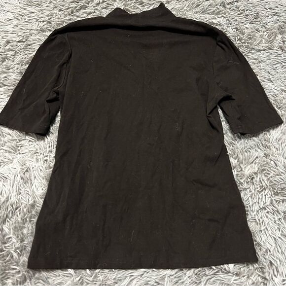 APRLL Mock Neck Short Sleeve Shirt Size XL - Picture 4 of 8